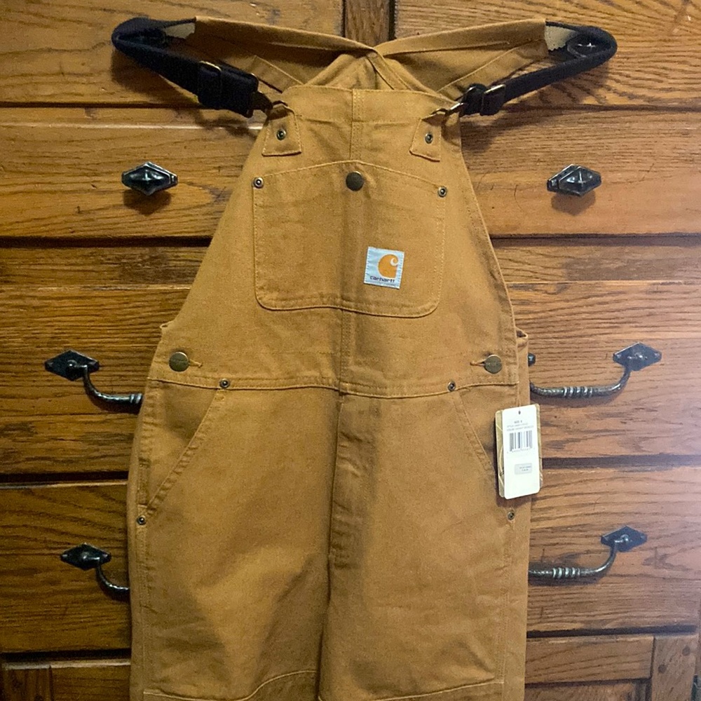 NWT Carhartt Boys 8 Overalls